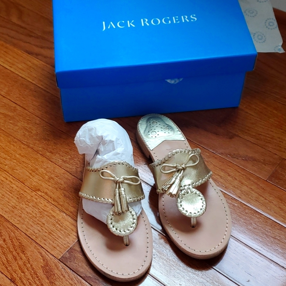Jack Roger's gold sandals
